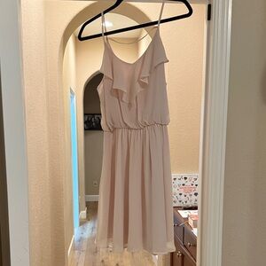 Lush Ruffle Mini Dress